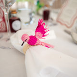 Artisan Hand Woven Hummingbird Napkin Rings