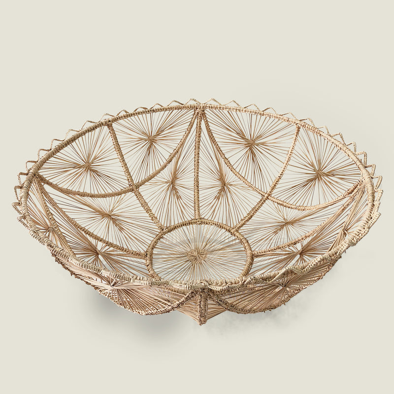 Artisan Hand Woven Palm Fruit Bowl