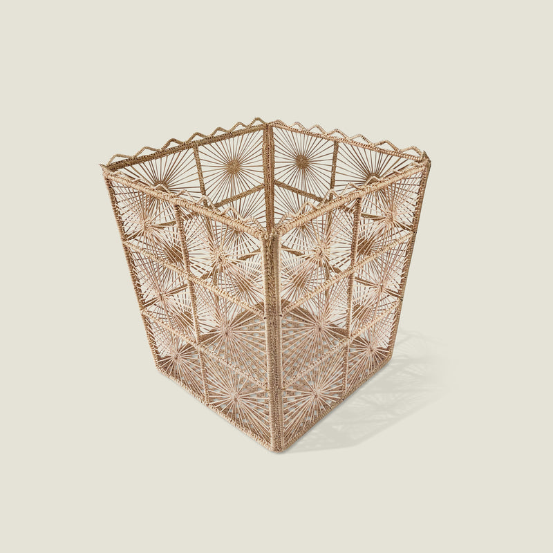 Artisan Hand Woven Waste Paper Basket