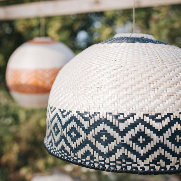 Hand Woven Tribal Print Lampshade