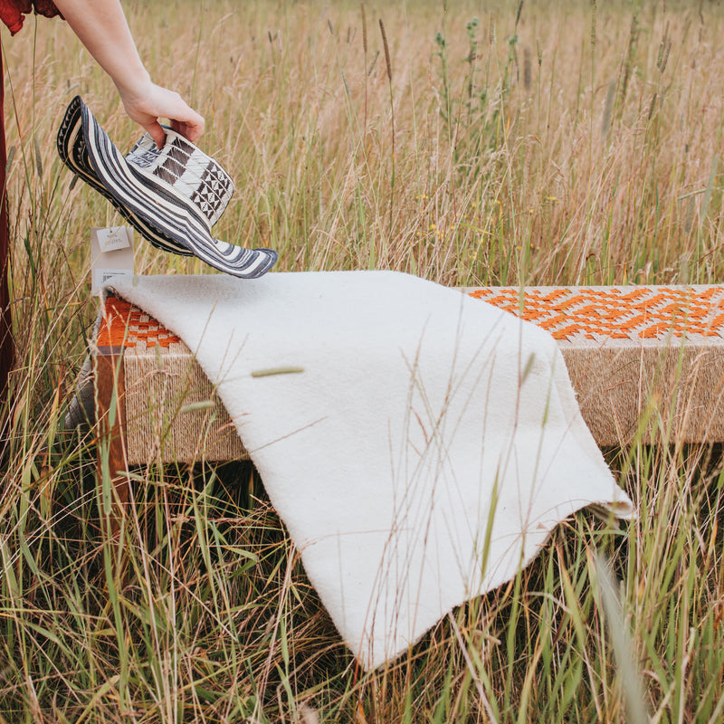 Hand Woven Artisan Bespoke Bench