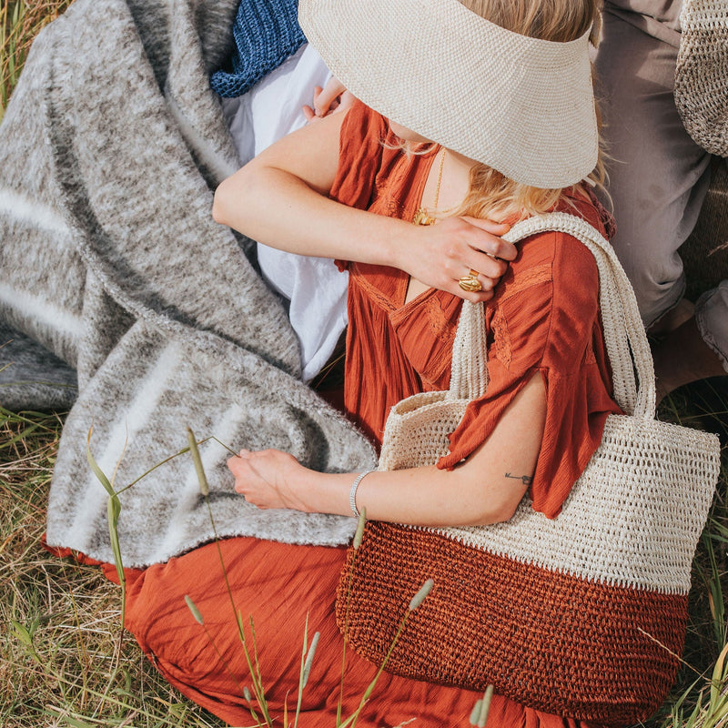 Hand Woven Fique Crochet Tote Shoulder Bag