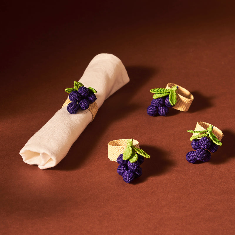 Palmito Fruity Napkin Rings (Set of 4)