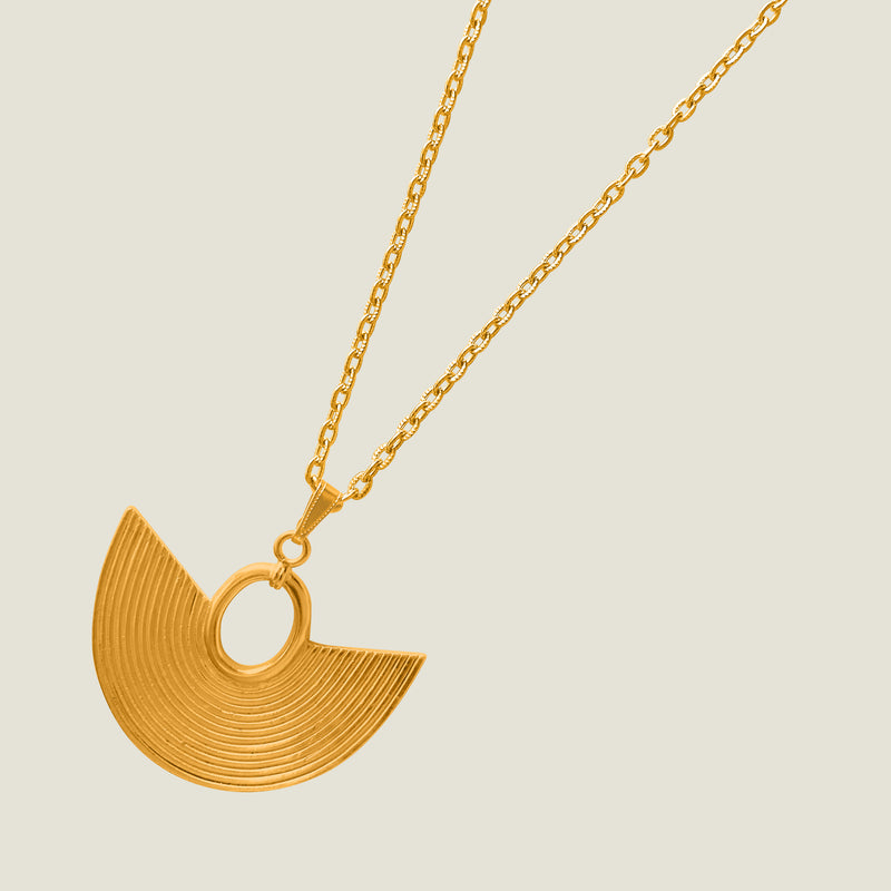 Colombian Gold Pendant Necklace