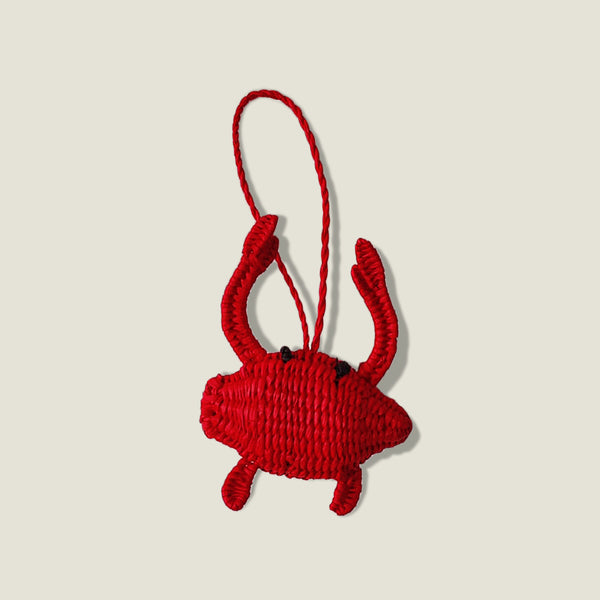 Hand Woven Iraca Palm Crab Baubles