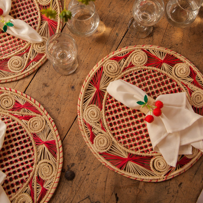 Palmito Fruity Napkin Rings (Set of 4)