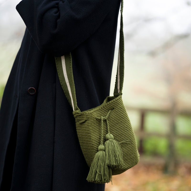 Mini Hand Woven Shoulder Bag