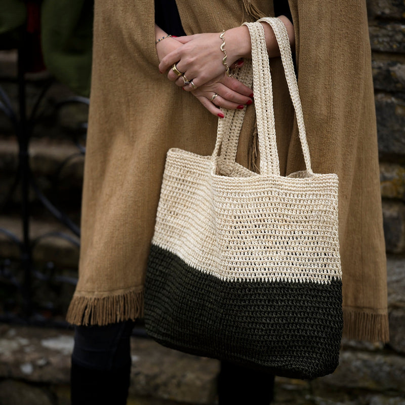 Hand Woven Fique Crochet Tote Shoulder Bag