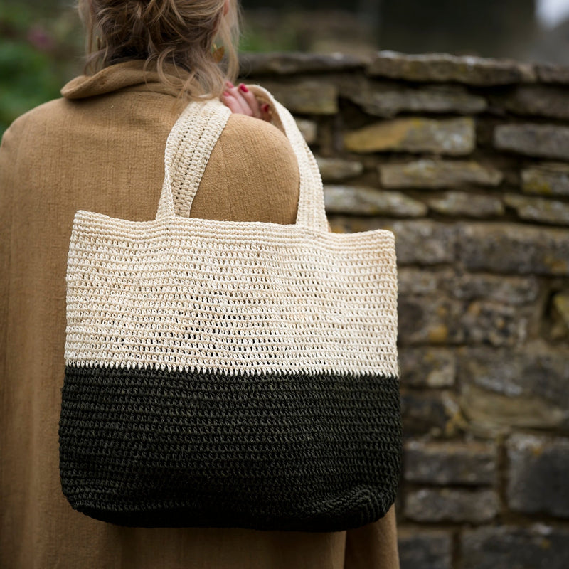 Hand Woven Fique Crochet Tote Shoulder Bag