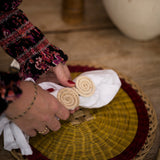 Hand Woven Spiral Napkin Rings