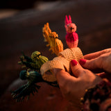 Hand Woven Colourful Hummingbird Napkin Rings