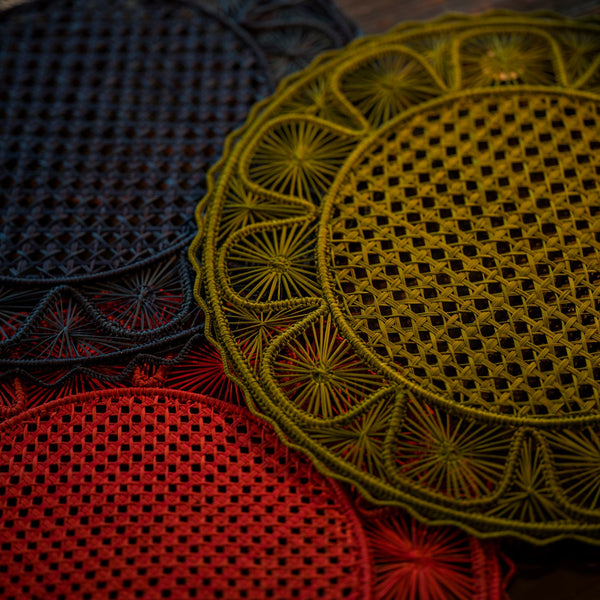 Hand Woven Artisan Coloured Placemats