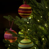 Palmito Woven Baubles (Set of 4)