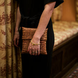 Hand Woven Artisan Raffia Clutch Bag