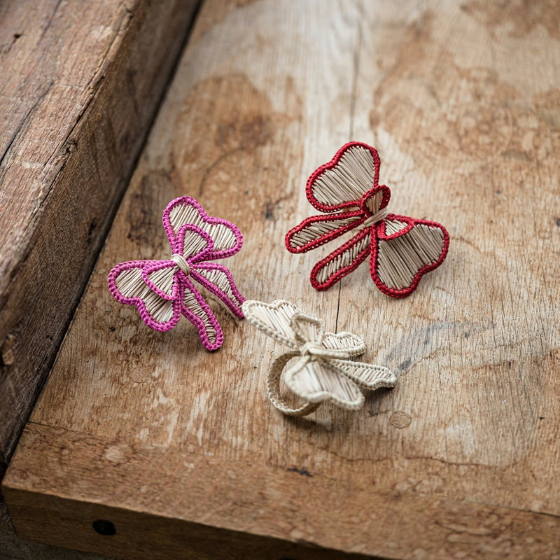 Hand Woven Bow Napkin Rings