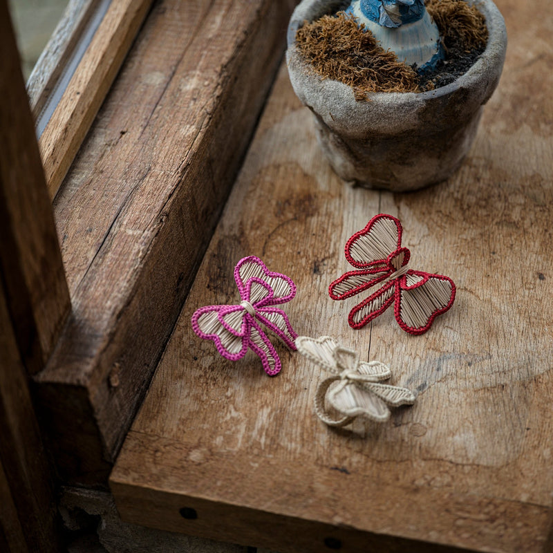 Hand Woven Bow Napkin Rings