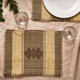 Sandona Bordered Woven Placemats (Set of 4) - The Colombia Collective